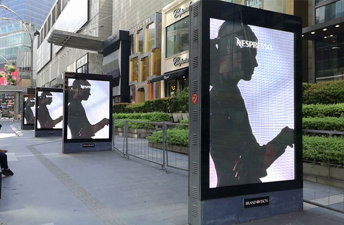 馬來西亞LED燈桿屏