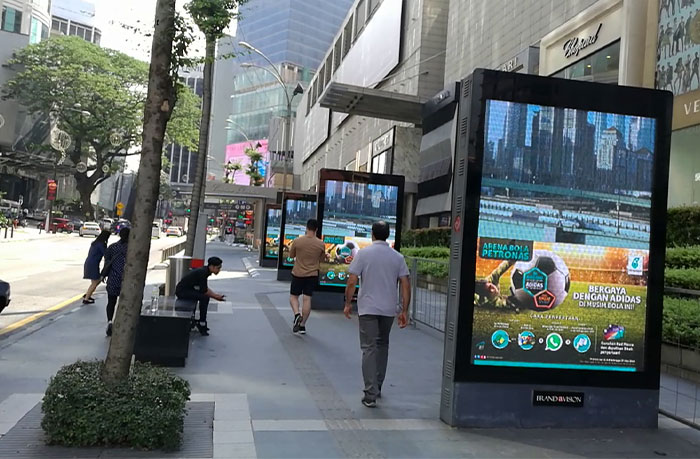 馬來西亞LED燈桿屏